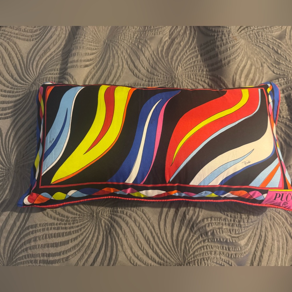 Emilio Pucci Silk Pillow